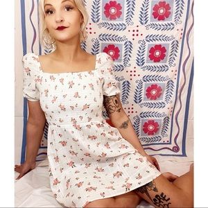 Ditsy floral mini sundress